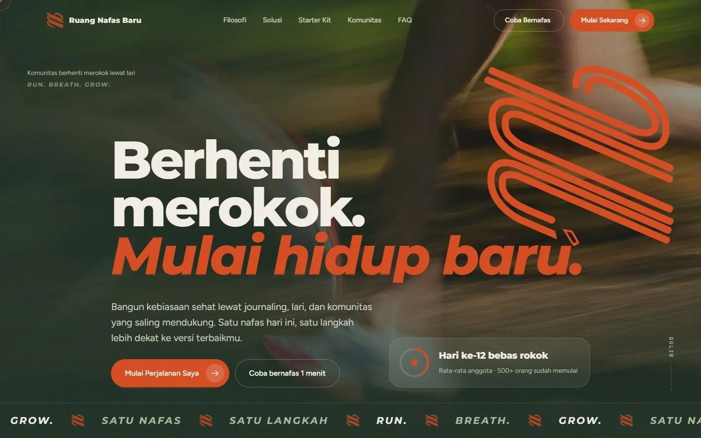 Ruang Nafas Baru website